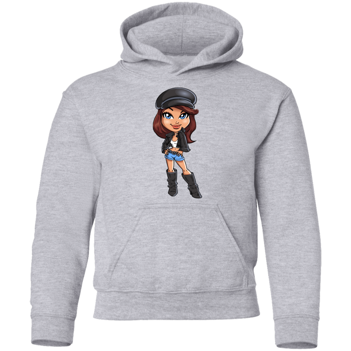 Cartoon Girl Kids Hoodie