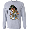 Drummer Cartoon Kids Long Sleeve Shirt CC