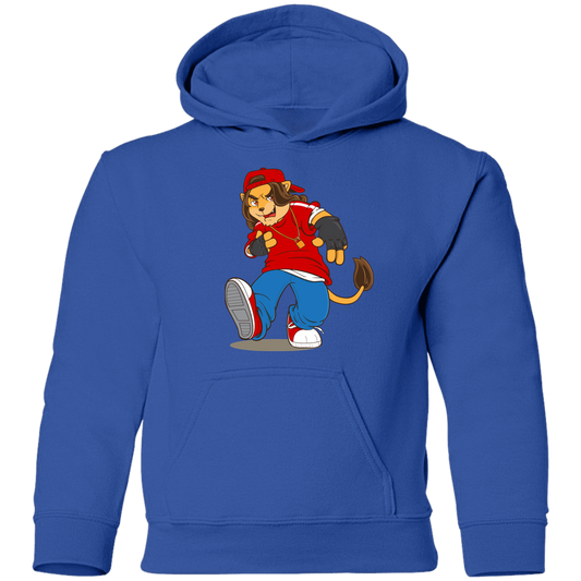 Hip Hop Lion Cartoon Kids Hoodie
