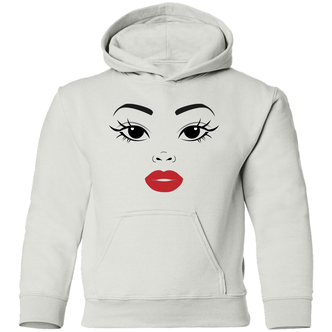 Girl Face Kids Hoodie