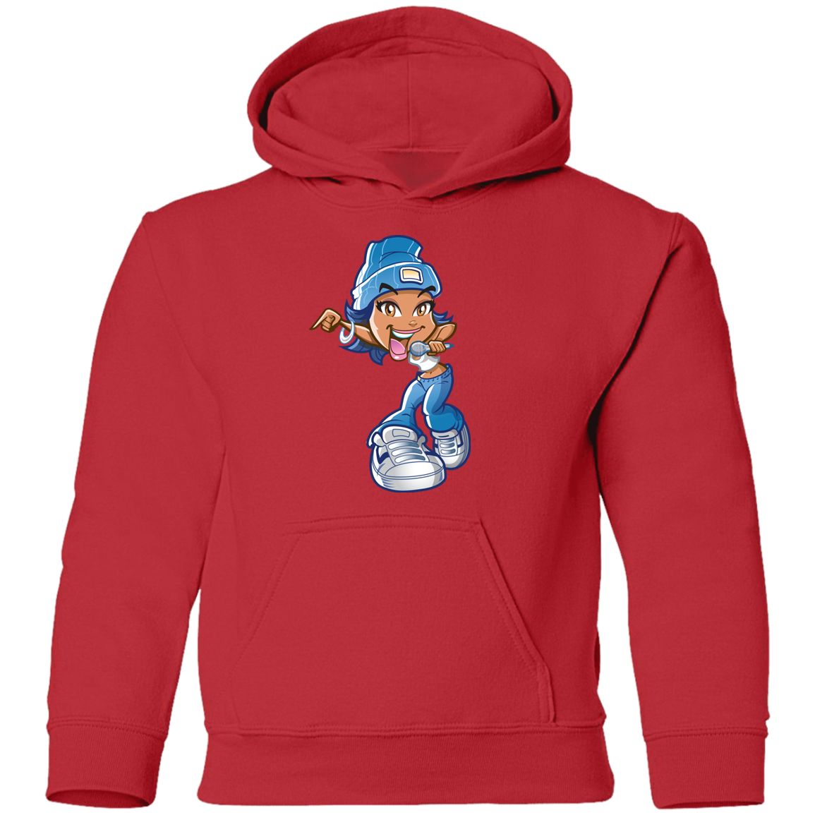Cartoon Girl Kids Hoodie