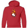 Fire Baseball Kids Hoodie