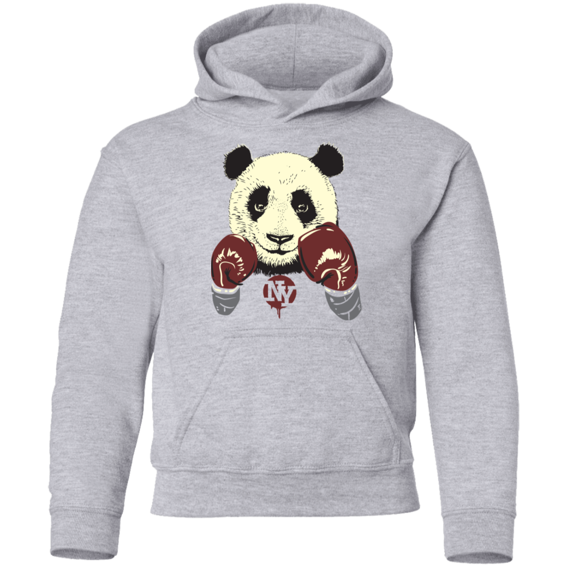 Boxing Panda Boxer Kids Hoodie