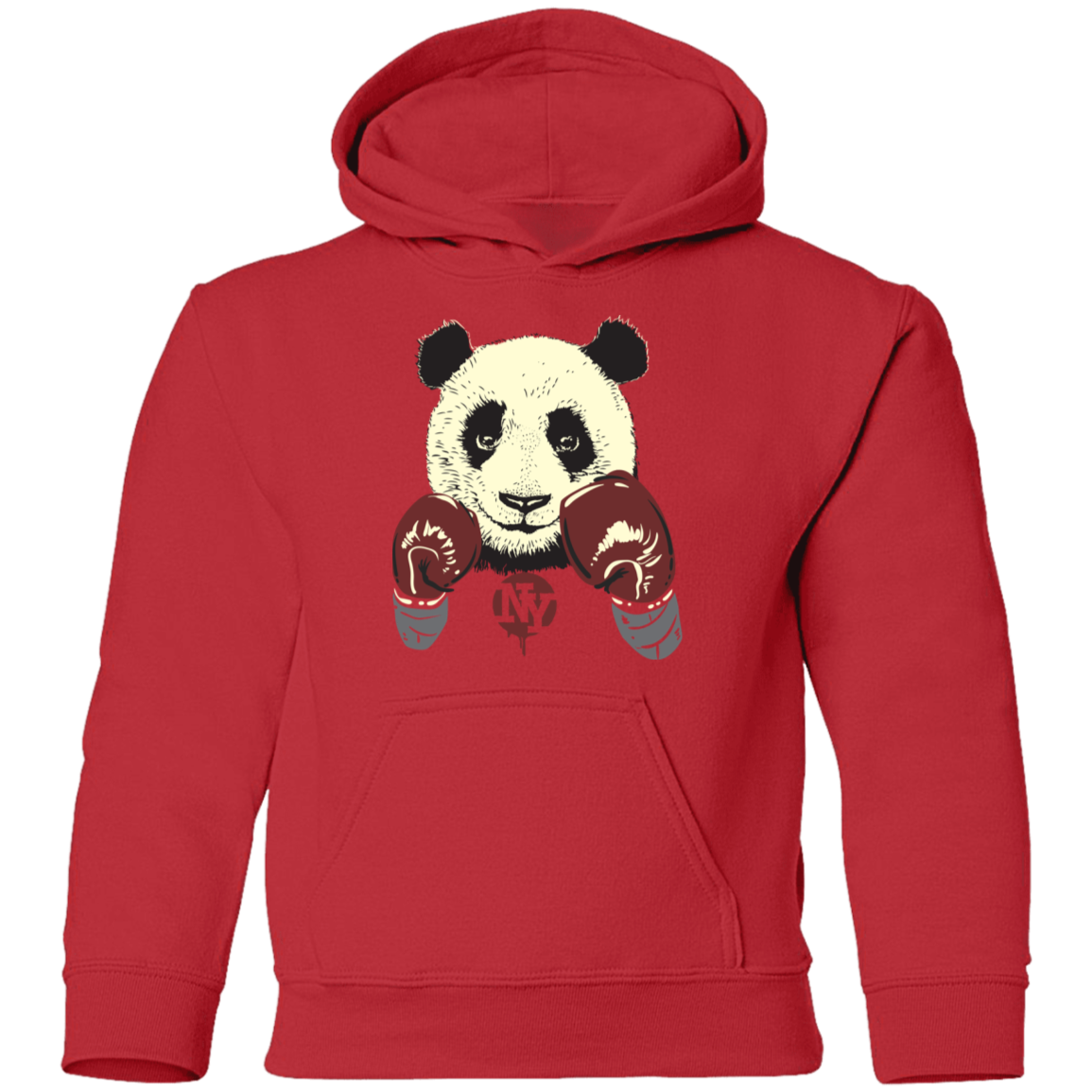 Boxing Panda Boxer Kids Hoodie