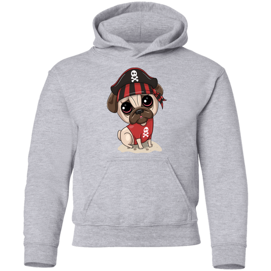 Pirate Puppy Dog Kids Hoodie