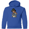 Drummer Cartoon Kids Hoodie