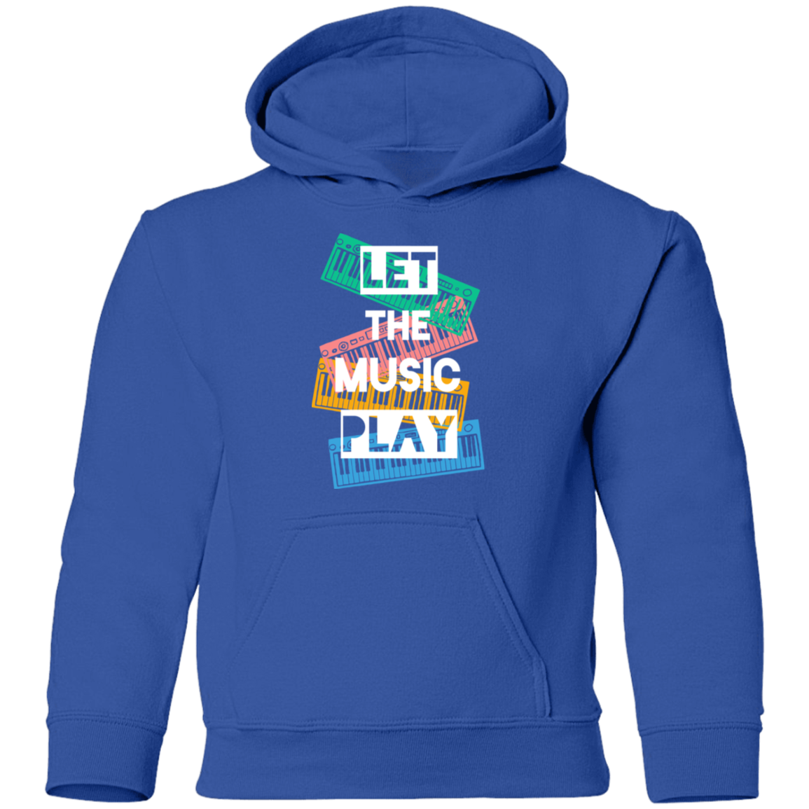 Let the Music Play Kids Hoodie