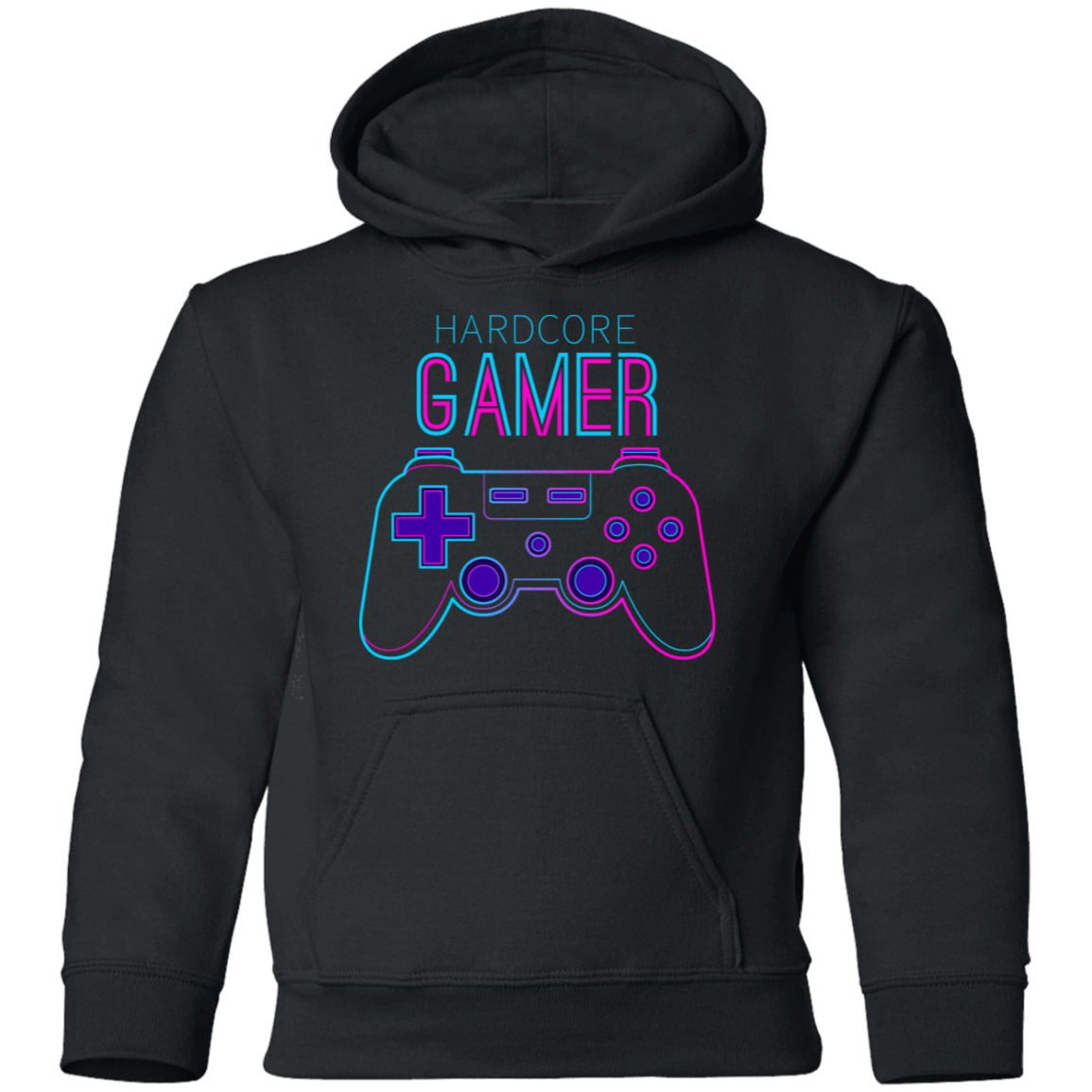 Hardcore Gamer Kids Hoodie
