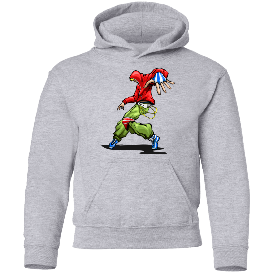 Hip Hop Dancer Cartoon Kids Hoodie