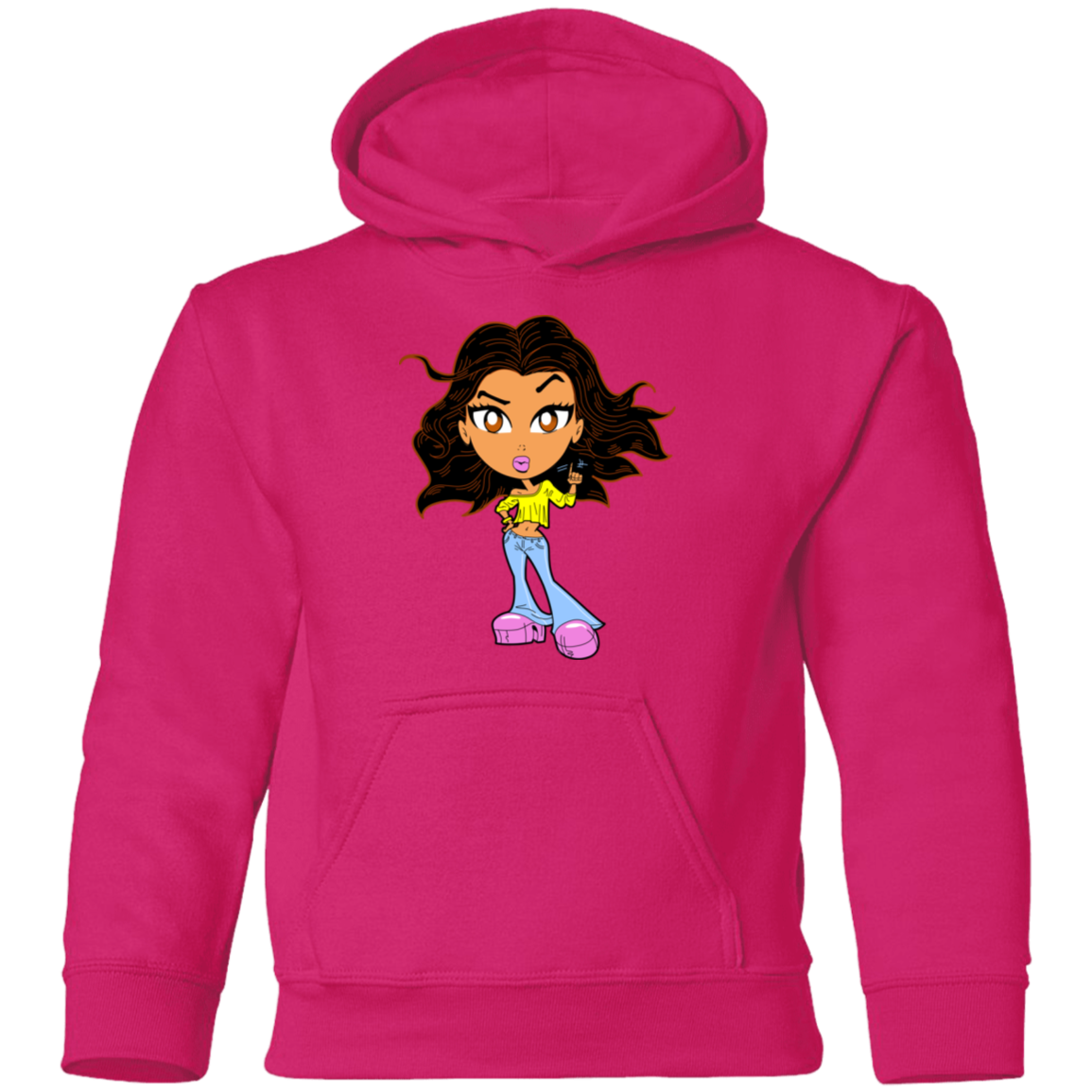 Cartoon Girl Kids Hoodie