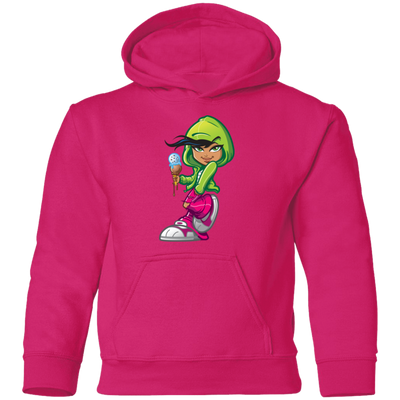 Ice Cream Girl Cartoon Kids Hoodie