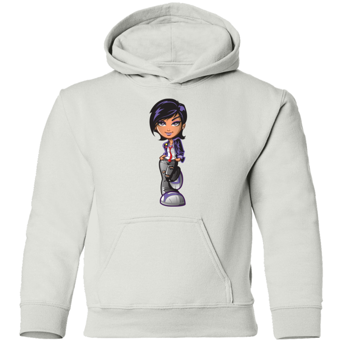 Cartoon Girl Kids Hoodie
