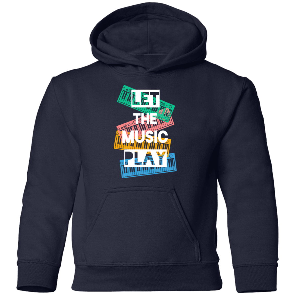 Let the Music Play Kids Hoodie