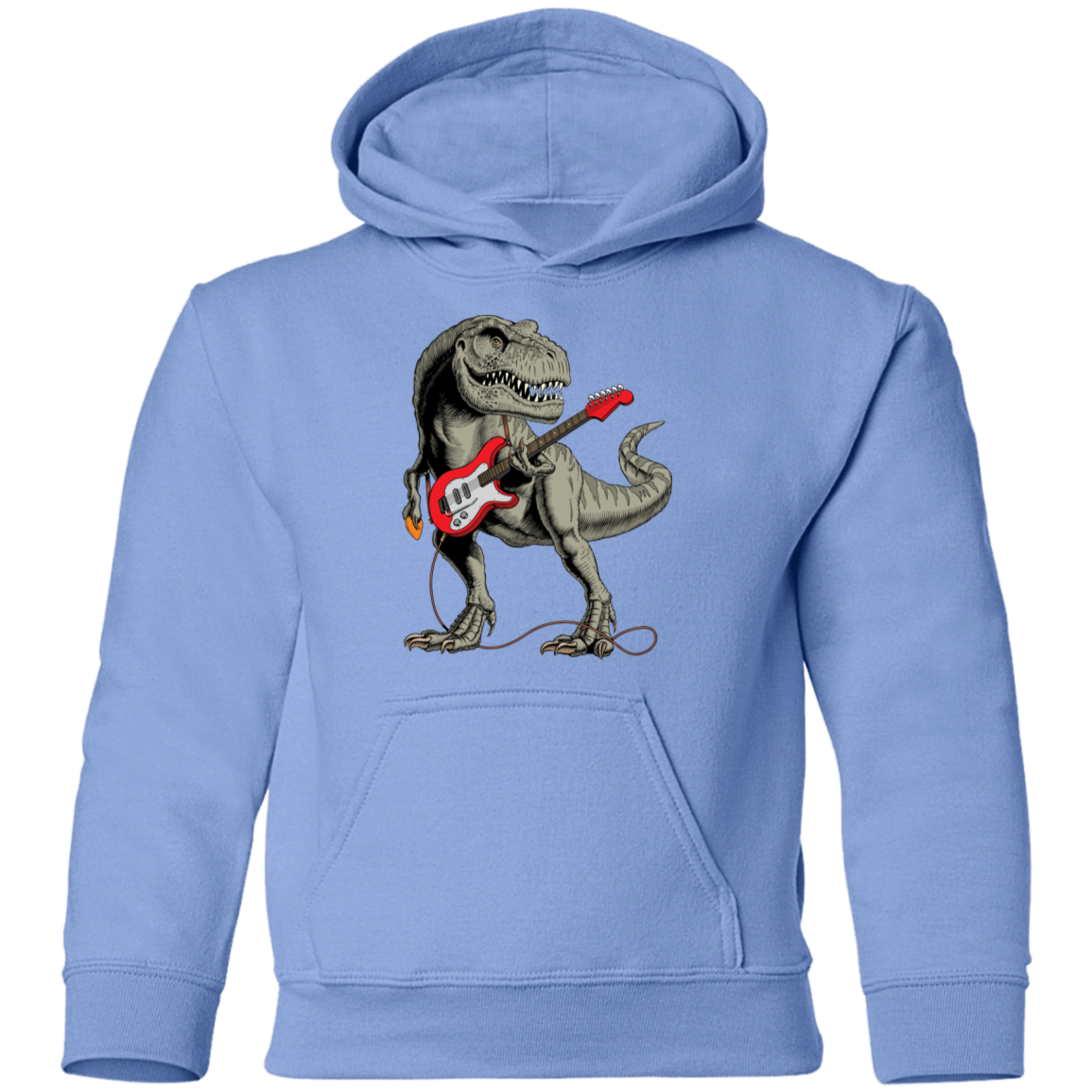 Dinosaur Guitar Kids Hoodie