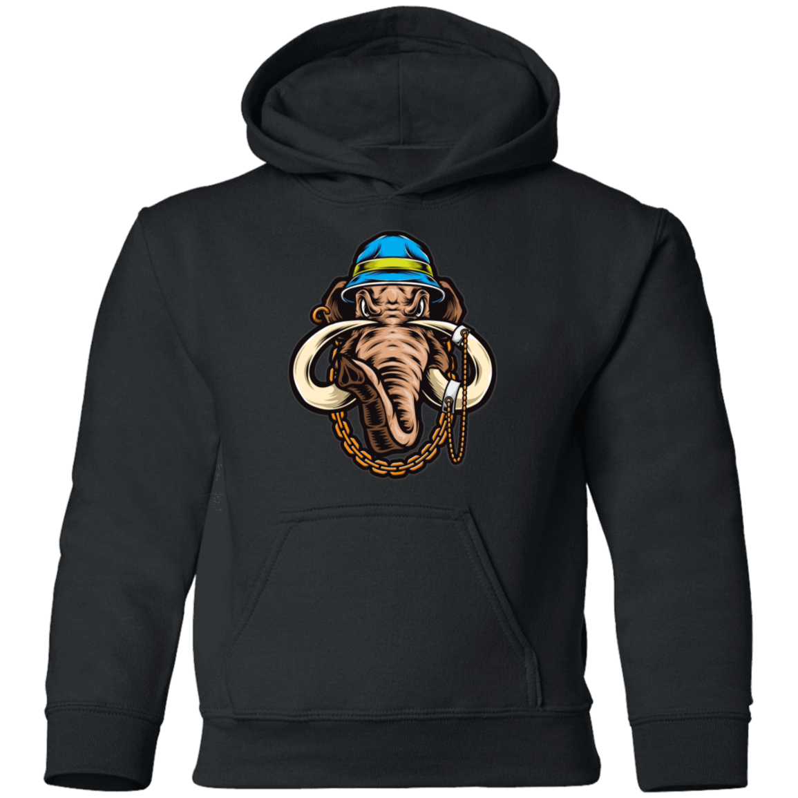 Hip Hop Elephant Kids Hoodie