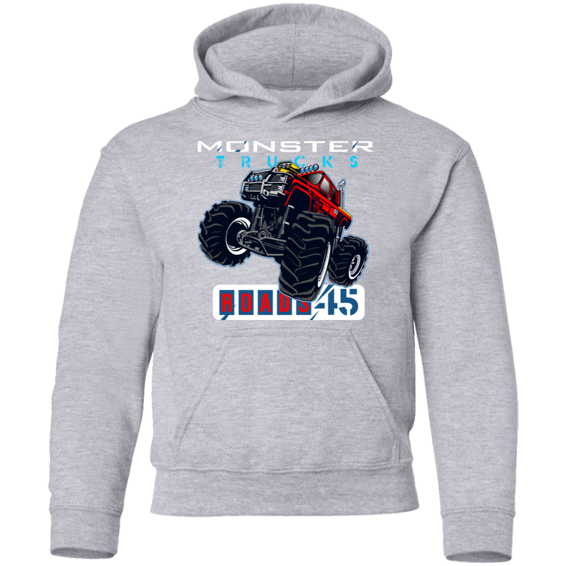 Monster Truck Kids Hoodie