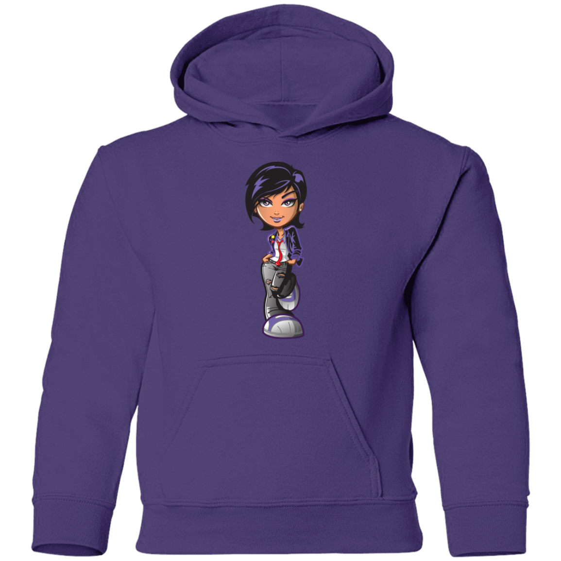 Cartoon Girl Kids Hoodie
