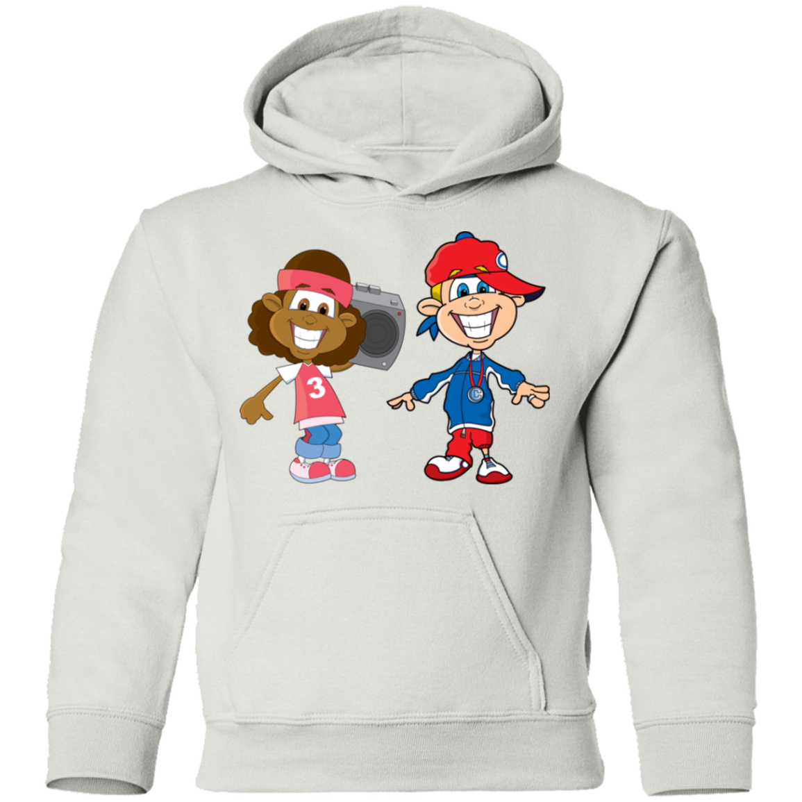 Hip Hop Cartoon Kids Hoodie