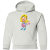 Guitar Girl Cartoon Kids Hoodie