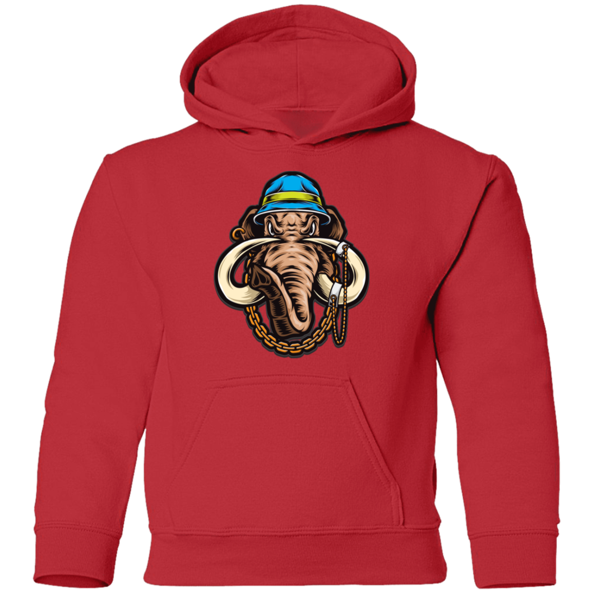 Hip Hop Elephant Kids Hoodie