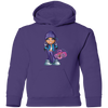 Cartoon Girl Boombox Kids Hoodie