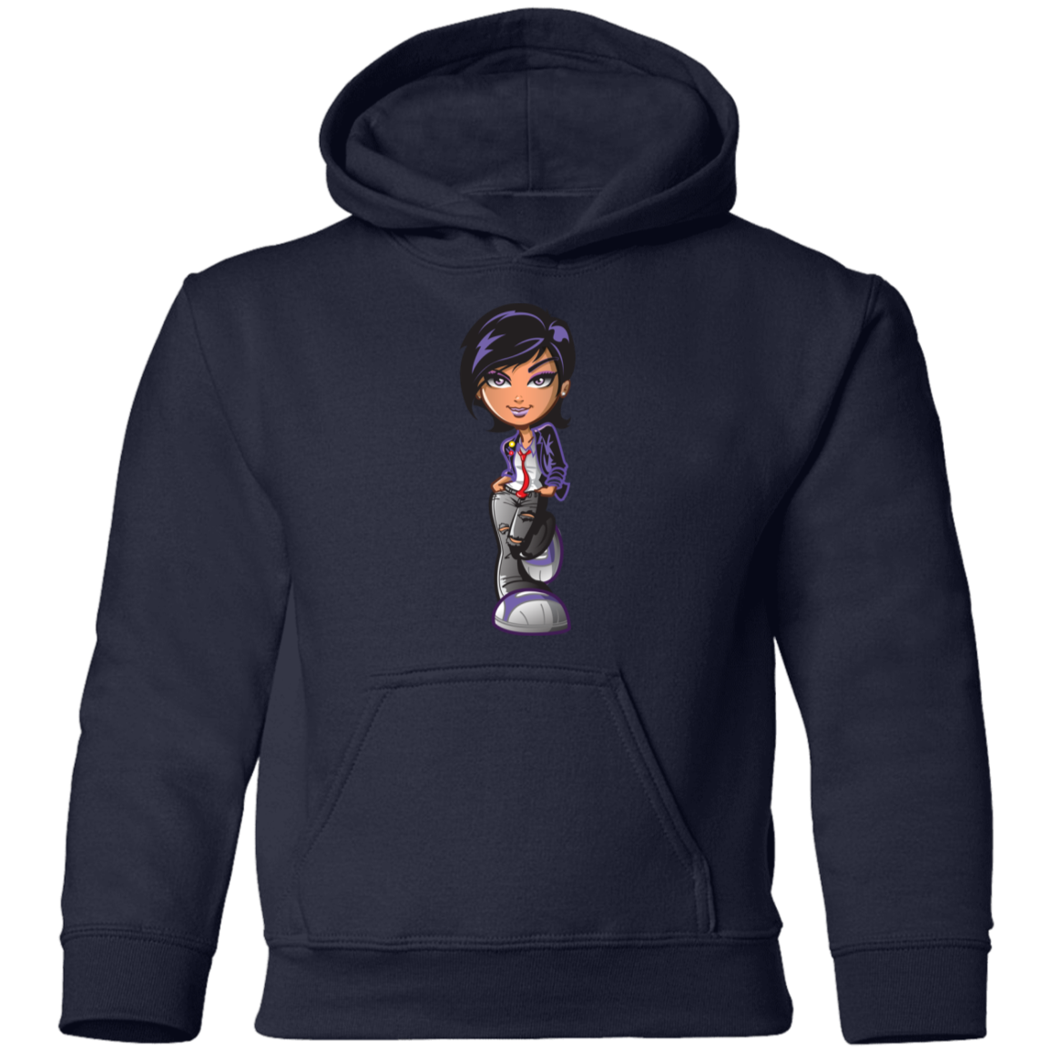 Cartoon Girl Kids Hoodie
