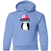 Hipster Penguin Kids Hoodie