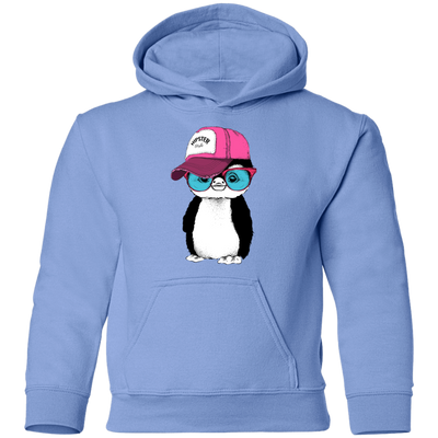 Hipster Penguin Kids Hoodie