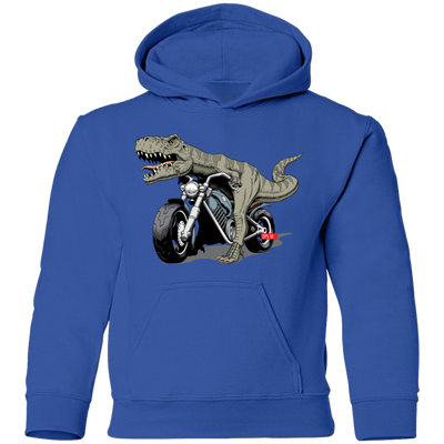 Dinosaur Motorcycle Kids Hoodie