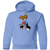 Keyboard Girl Cartoon Kids Hoodie