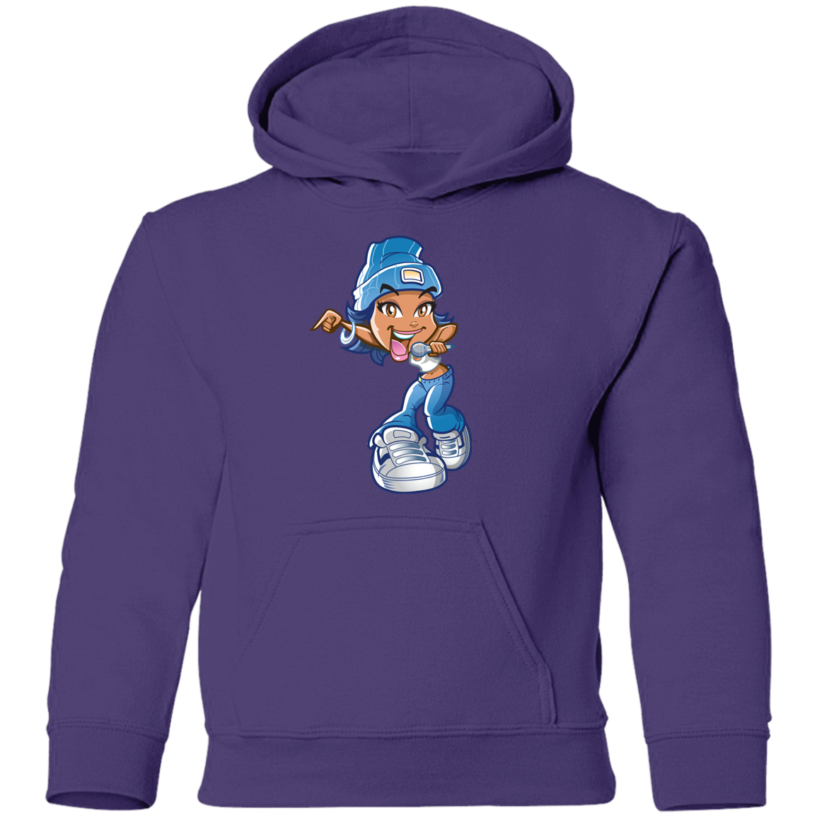 Cartoon Girl Kids Hoodie