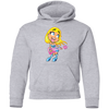 Guitar Girl Cartoon Kids Hoodie