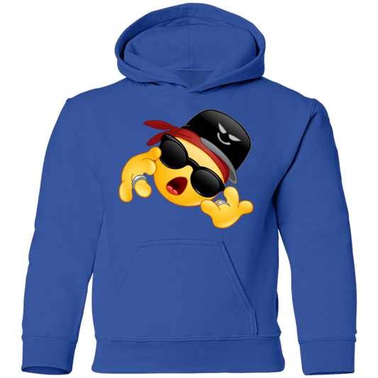 Cool Hip Hop Emoji Kids Hoodie