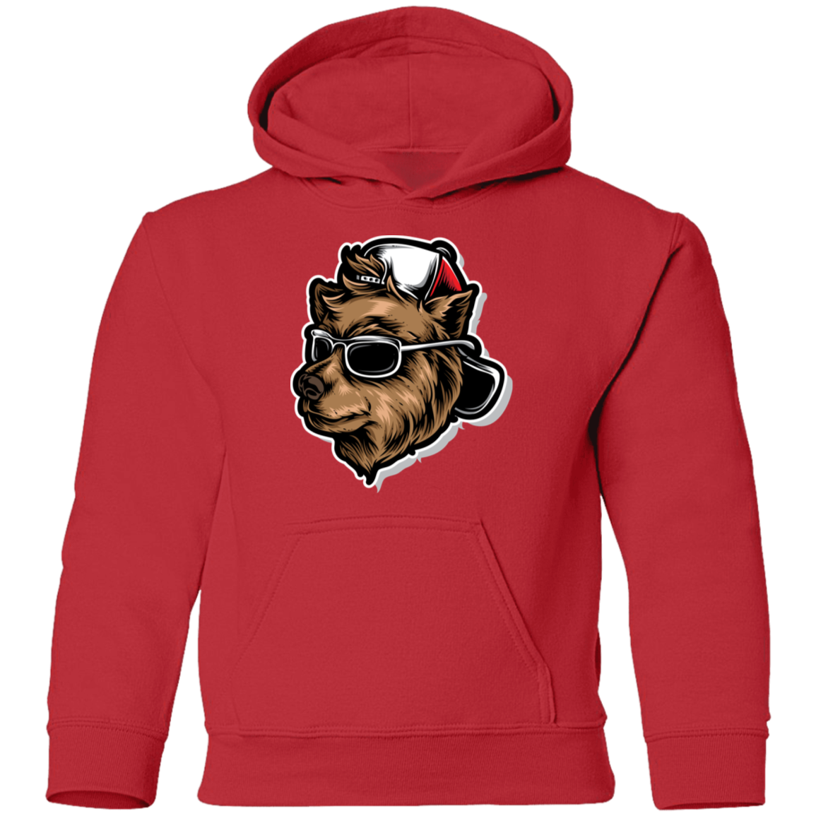 Cool Bear Cartoon Kids Hoodie