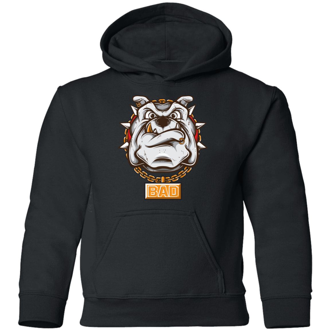 Bulldog Cartoon Kids Hoodie