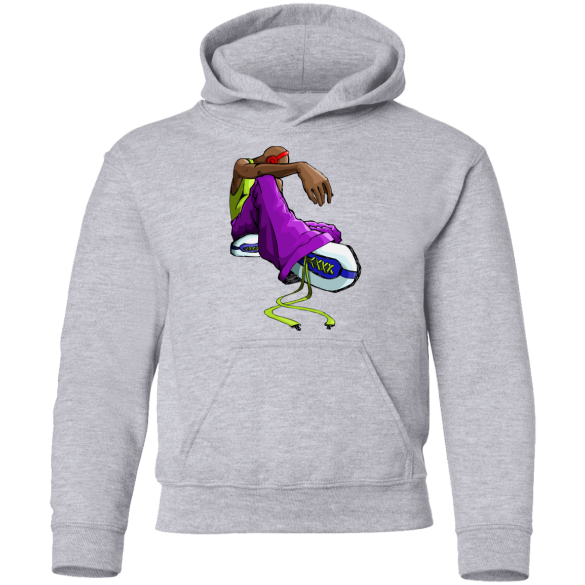 Hip Hop Cartoon Kids Hoodie