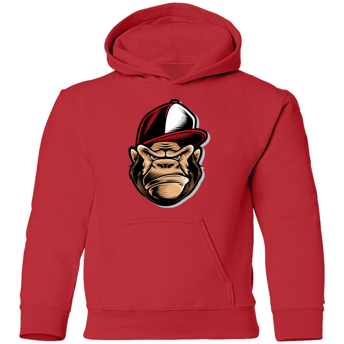 Gorilla Cartoon Kids Hoodie