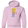 Guitar Girl Cartoon Kids Hoodie