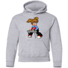 Keyboard Girl Cartoon Kids Hoodie