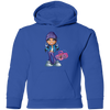 Cartoon Girl Boombox Kids Hoodie