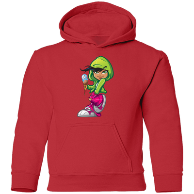 Ice Cream Girl Cartoon Kids Hoodie