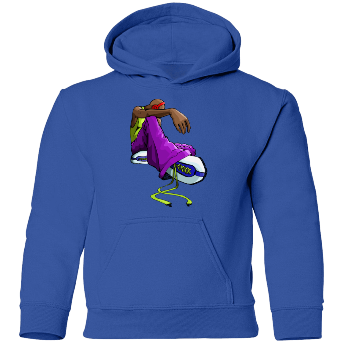 Hip Hop Cartoon Kids Hoodie