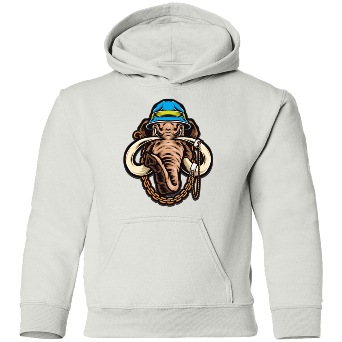Hip Hop Elephant Kids Hoodie