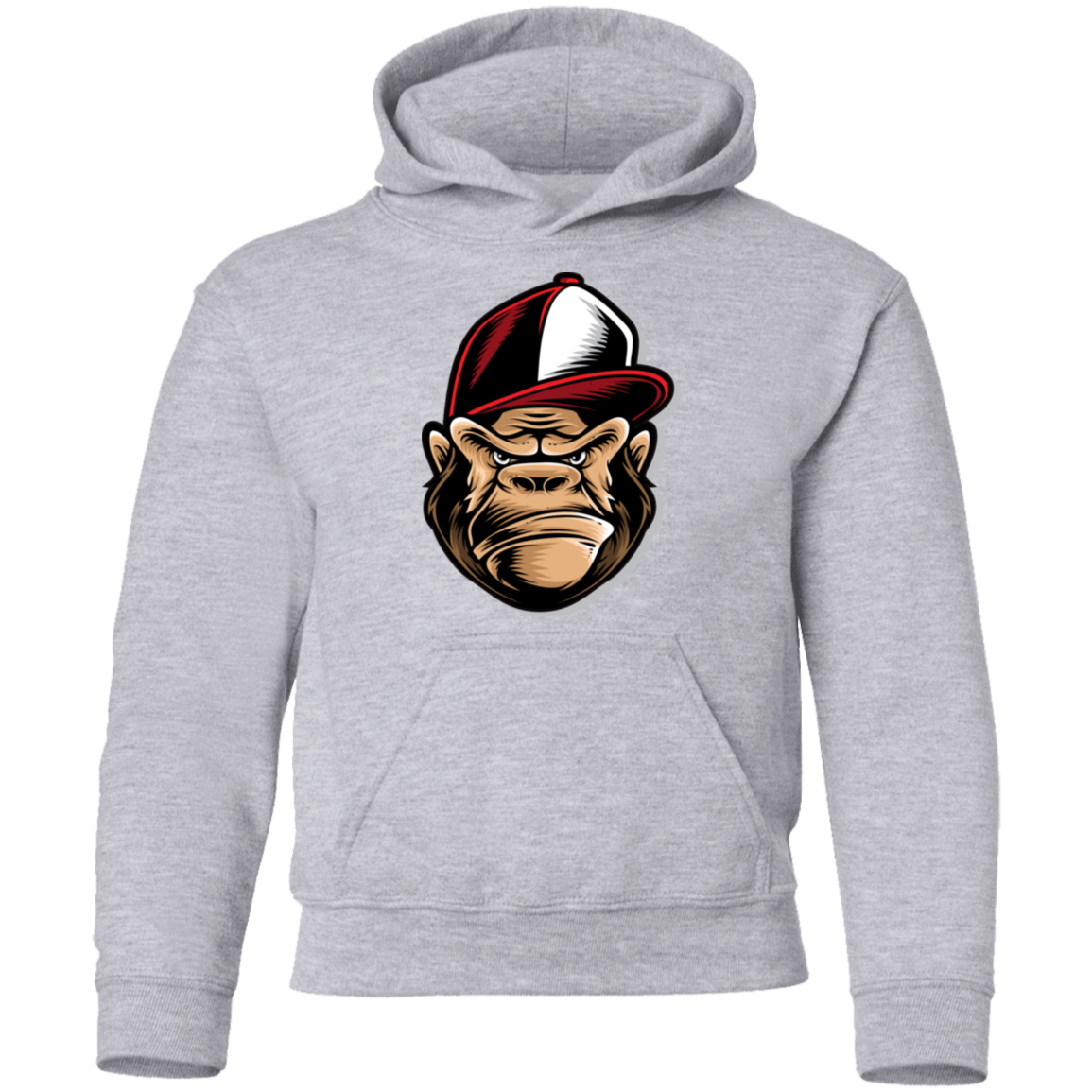 Gorilla Cartoon Kids Hoodie