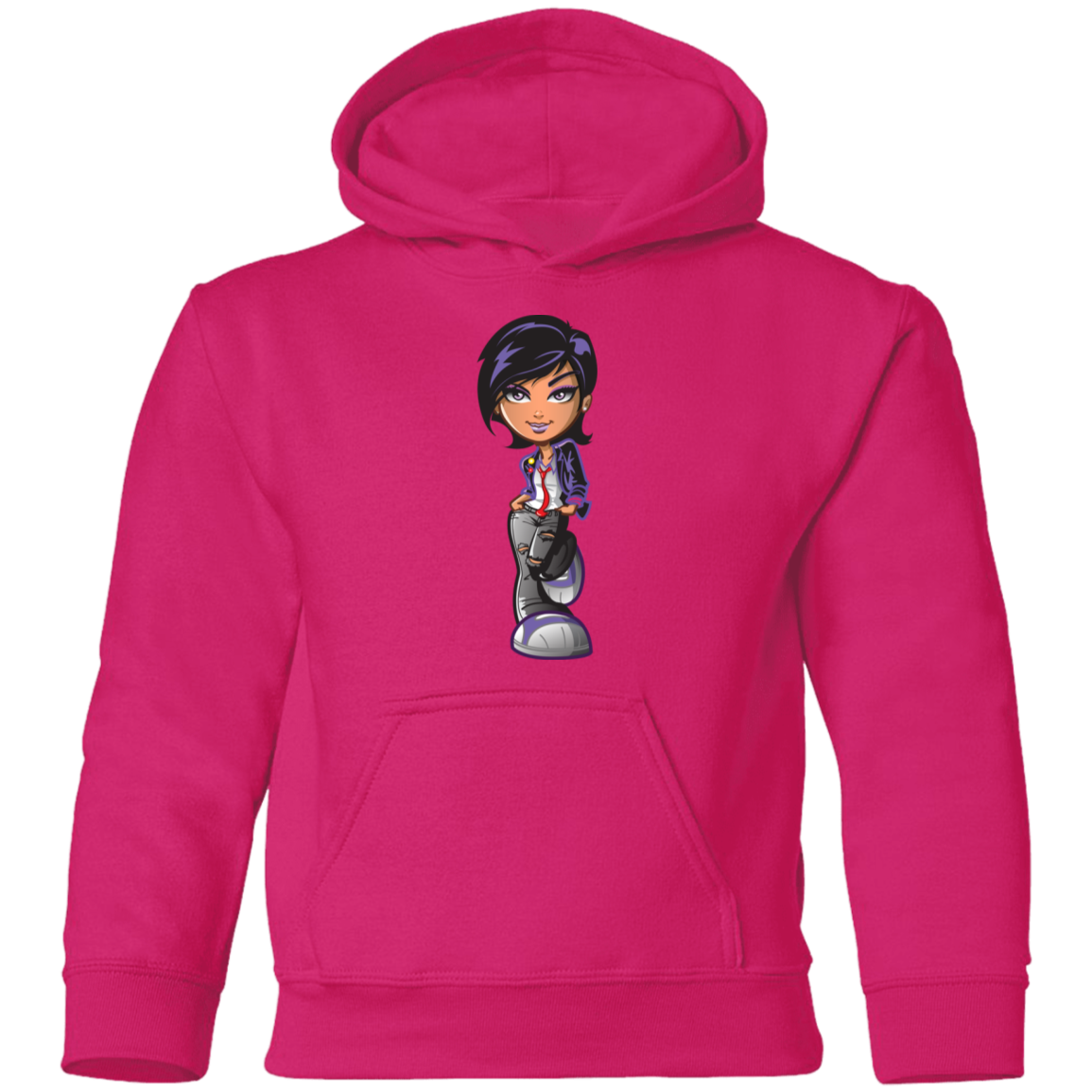 Cartoon Girl Kids Hoodie