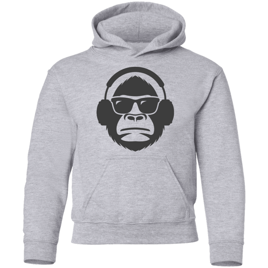 Monkey Headphones Kids Hoodie