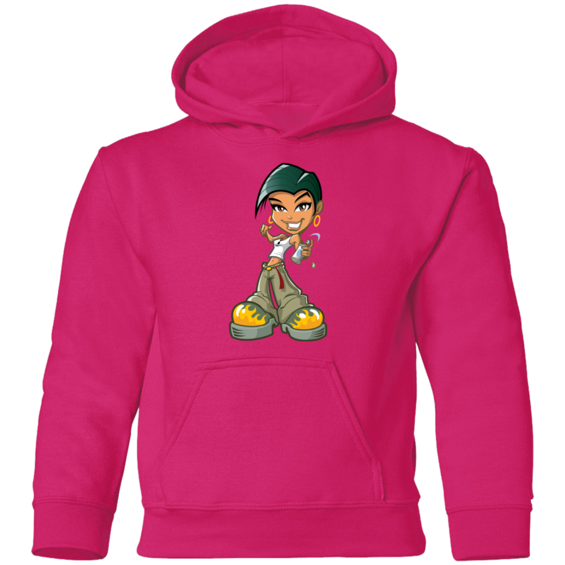 Cartoon Girl Kids Hoodie