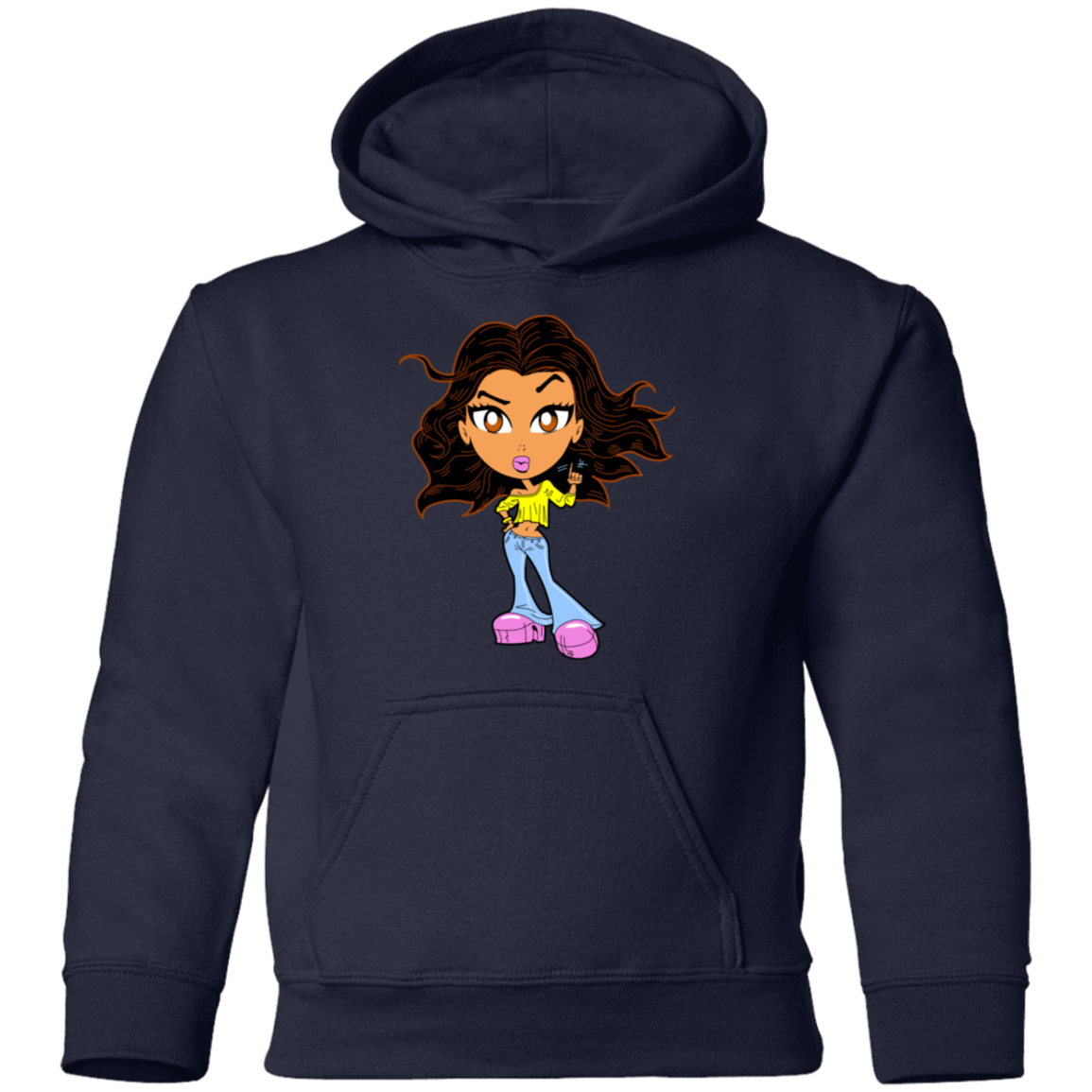 Cartoon Girl Kids Hoodie