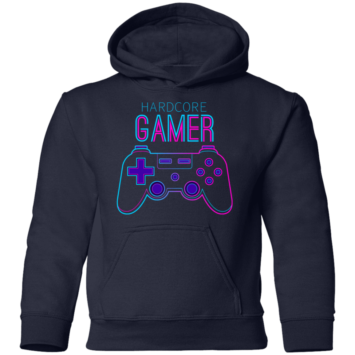 Hardcore Gamer Kids Hoodie