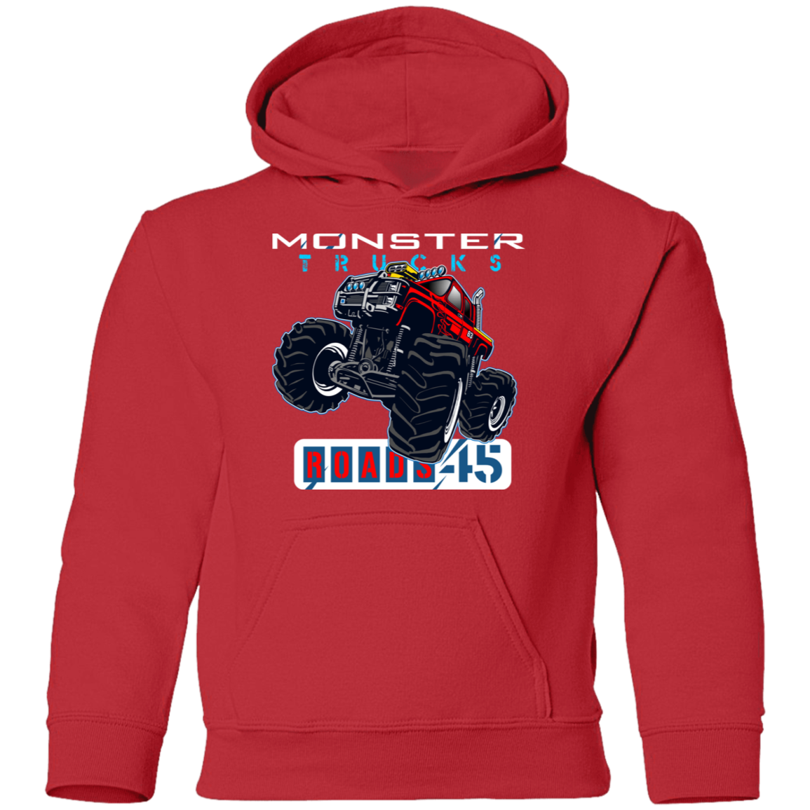 Monster Truck Kids Hoodie